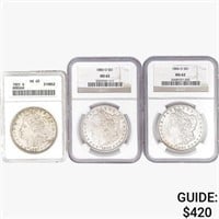 1883-1921 [3] Morgan Silver Dollar ANACS/NGC