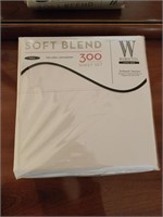 Wamsutta soft blend 300 sheet set full size white