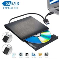 Lychee USB 3.0 Type C CD/DVD Burner for PC  Laptop