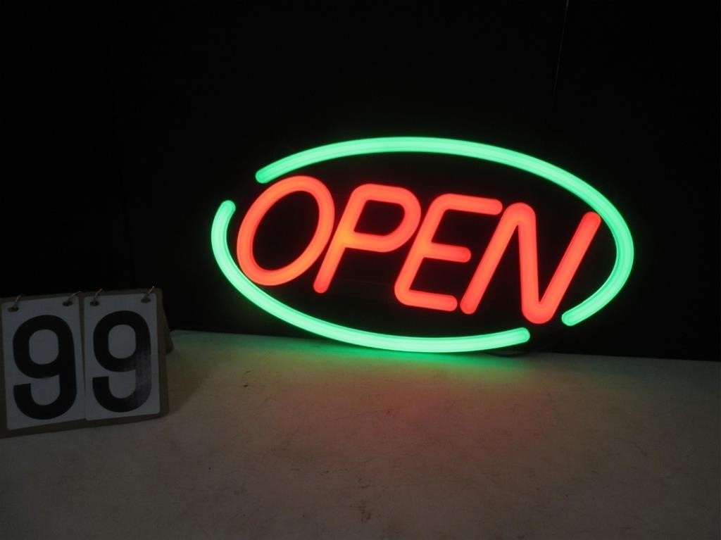 OPEN Lighted LED Sign