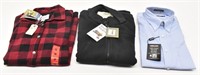 (2) Men's & (1) Ladies Medium NWT Shirts / Jackets