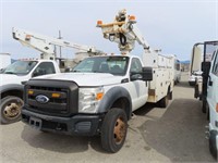 2011 FORD F-450 BUCKET TRUCK (116340)   WHITE