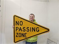 NO PASSING ZONE 41" Long