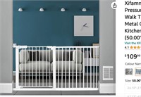 Xifamniy Extra Wide Pressure Mounted Baby Gate