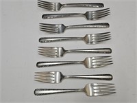Vintage Sterling Silver Forks See Pictures