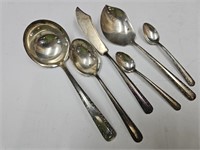 VintageSterling Silver Spoons, Knife See Pics.