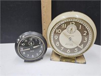 2 Untested Vntg. Alarm Clocks Big Ben, Baby Ben