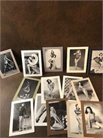 Pin-ups B&W 5x7" mounted 14 as pictured - resale