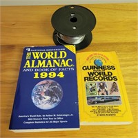 World Almanac, Guinness Records & Spool of Wire