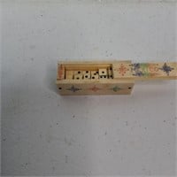 CARVED MINIATURE DOMINO SET