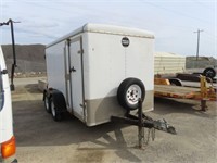 1999 WELLS CARGO 12' ENCLOSED TRLD   WHITE