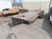 2005 16' TILT DECK TRAILER   BLACK - ID BUYER ONLY