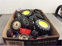 Assorted toy tractor tires