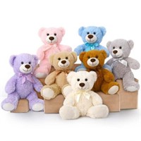 MaoGoLan 14in 7PCS Teddy Bear 7 Colors Cute Bulk S