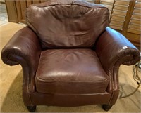 Bernhardt Brown Leather Chair