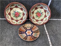 Tin and Ceramic Decorative Plates