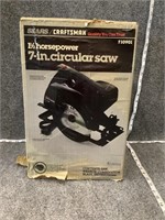 Sears Craftsman 7in Circular Saw