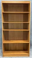 6ft Adjustable Shelf Bookcase