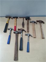 Box of Assorted Work Hammers