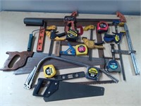 Box of Assorted Carpenter Tools