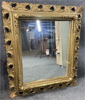 Gilt Wood Framed Wall Mirror