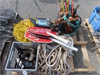 ROPE, TOOLS, SIGNS