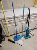 Swiffer, eureka quick up, broom and mop