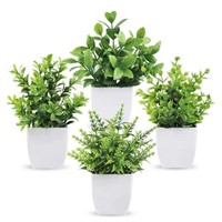 Green4PCS  Tripumer 4Pack Artificial Green Plant
