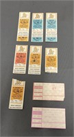 Oakland Athletics Ticket Stub Lot- 1982