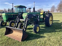 John Deere 4230 w/ Woods 1020 loader