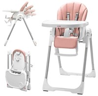 3-in-1 Foldable Baby High Chair  7 Height & 4 Recl