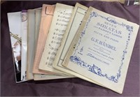 Flute music book lot one piano