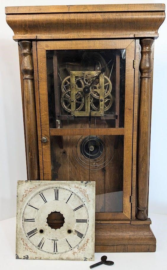1860s Seth Thomas Weight Driven Shelf Clock