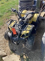 Small yellow 4-wheeler