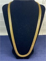 Stainless steel gold tone, chain necklace
