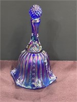 Purple Fenton Bell handpainted