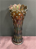 Carnival glass vase