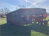 Featherlite gooseneck stock trailer