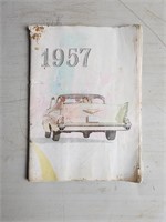 1957 car book chevrolet bel air