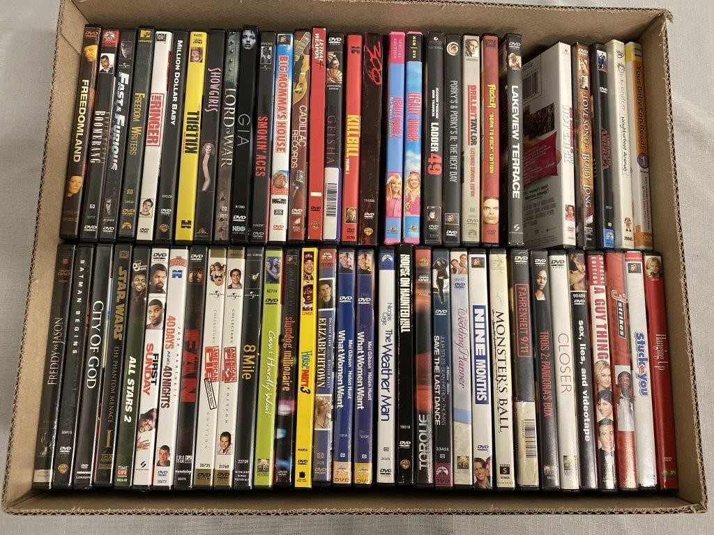 60 DVD’s