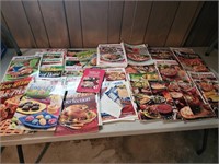 Large lot of taste of home magazines