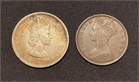 Pair of Early Coins from Hong Kong