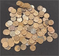 Group of Unsearched Wheat Cents