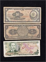 Group of Mexican Currency