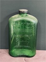 2 quarts Green glass water bottle