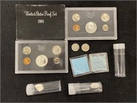 Group of Proof Coin Sets and More