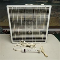Box Fan, Power Strip & Extension Cord