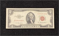 Nice 1953A $2 Red Seal Note