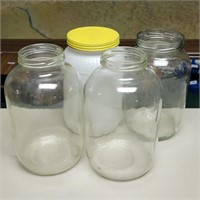 (4) Gallon Jars