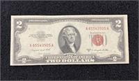 Nice, 1953B $2 Red Seal Note